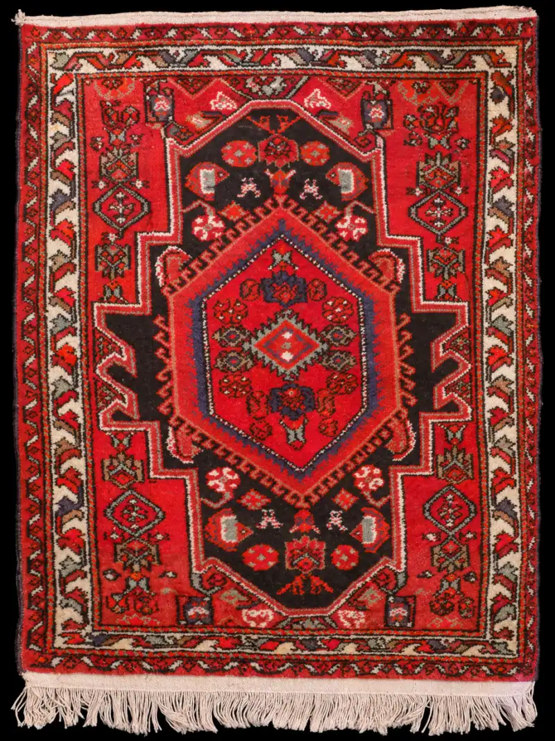 Syvän punainen Hamadan - 90 x 65 cm