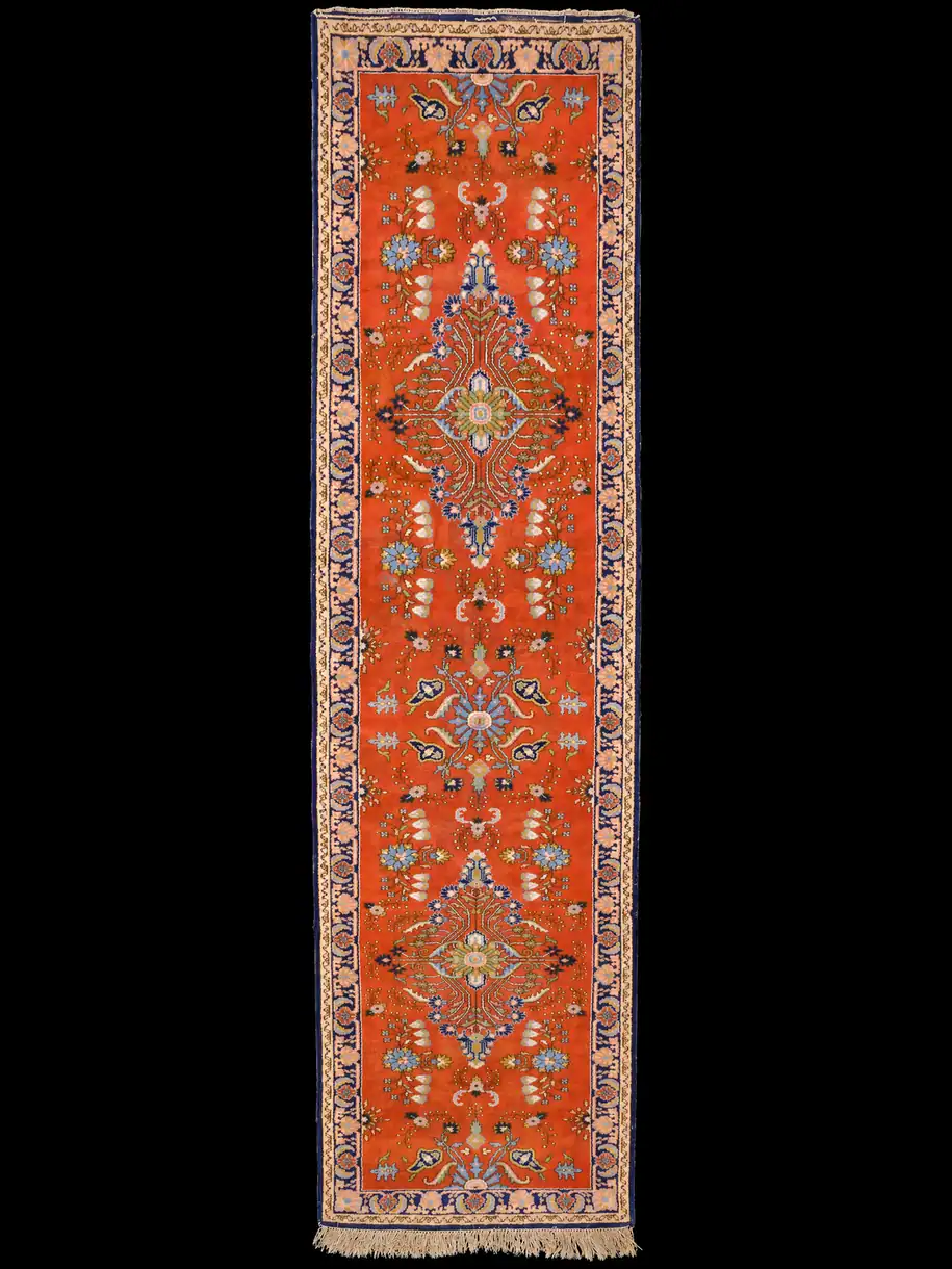 Hienostunut Sarouk-käytävämatto - 335 x 85 cm