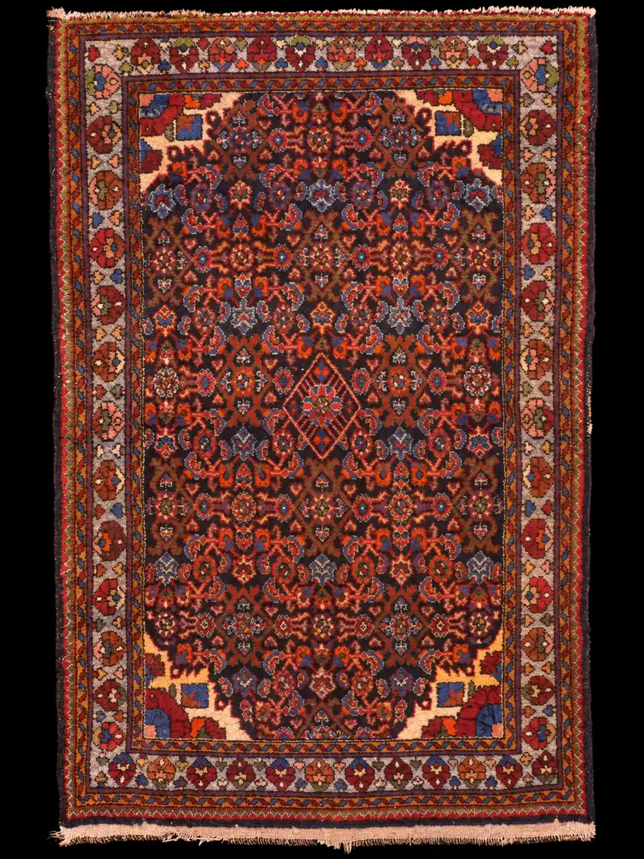 Näyttävä puoliantiikki-Hamadan – 153 x 100 cm