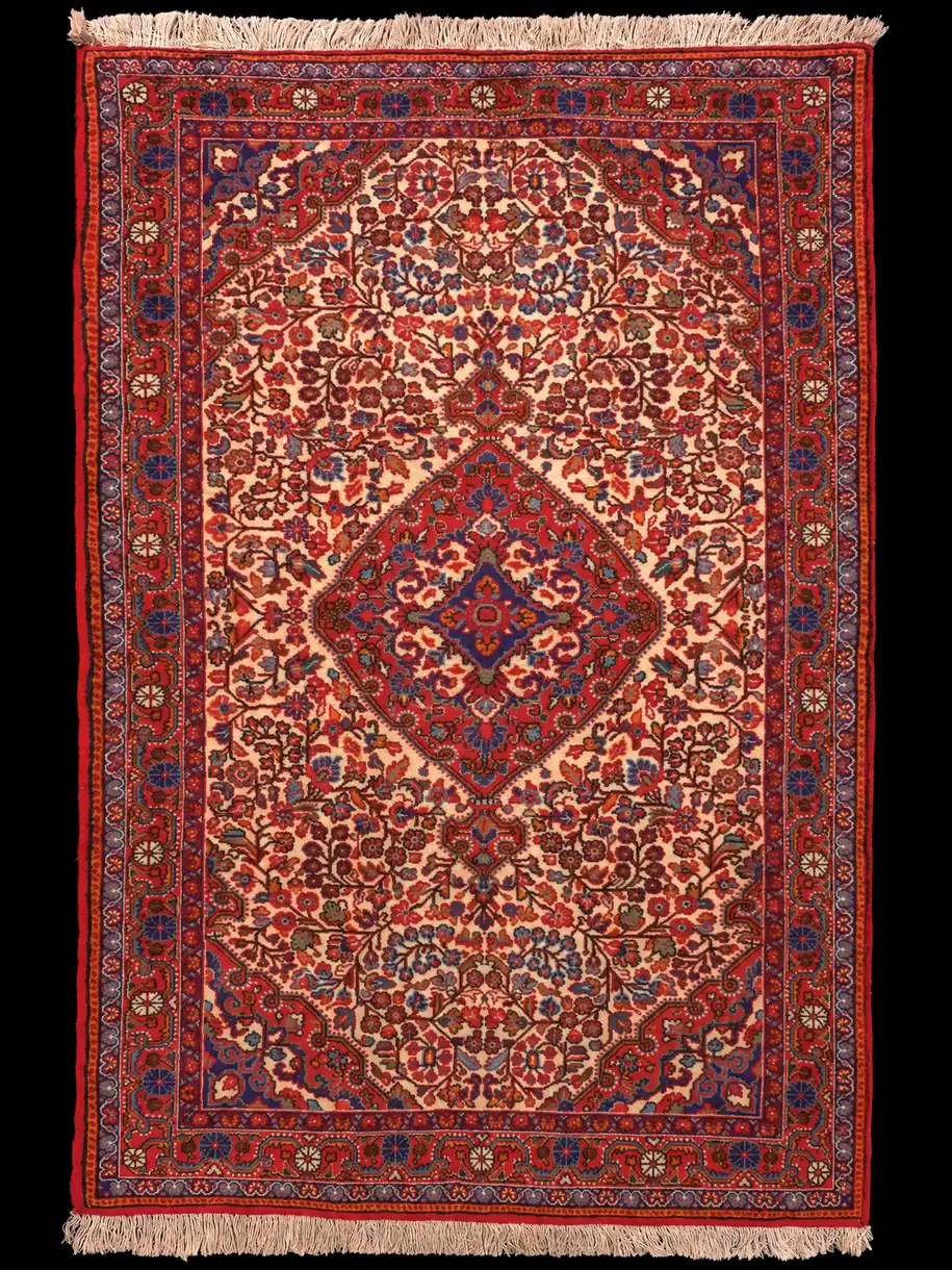 Runsaan yksityiskohtainen Sarouk – 160 x 105 cm
