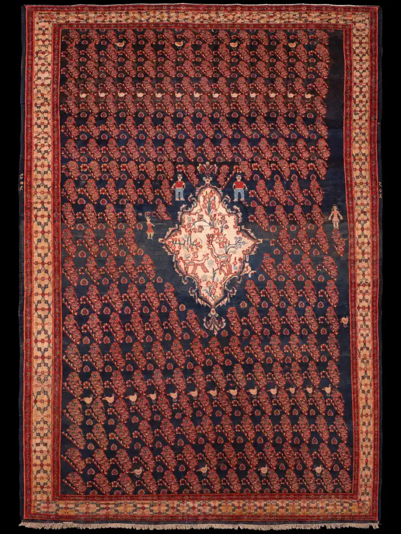 Kuriositeetti – Äärimmäisen harvinainen puoliantiikki-Koliai – 375 x 260 cm