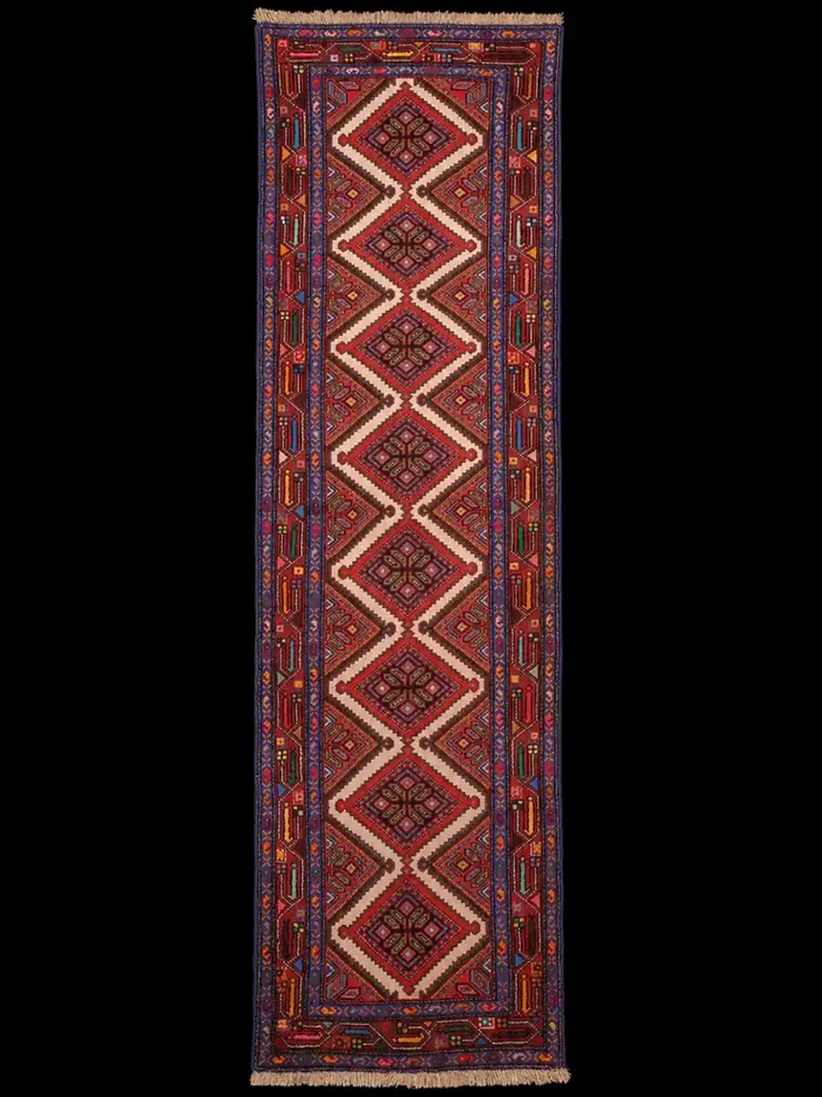 Tyylikäs Hamadan-käytävämatto – 280 x 80 cm