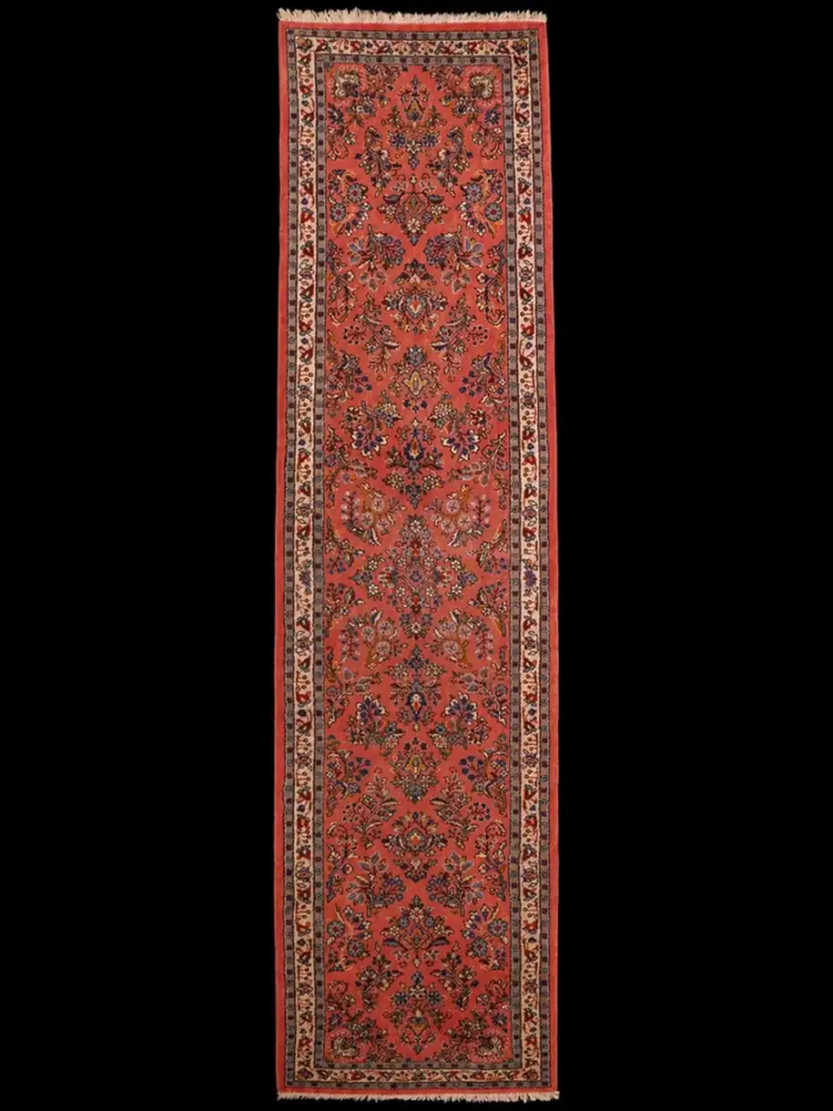 Sointuva Sarouk-käytävämatto – 340 x 88 cm