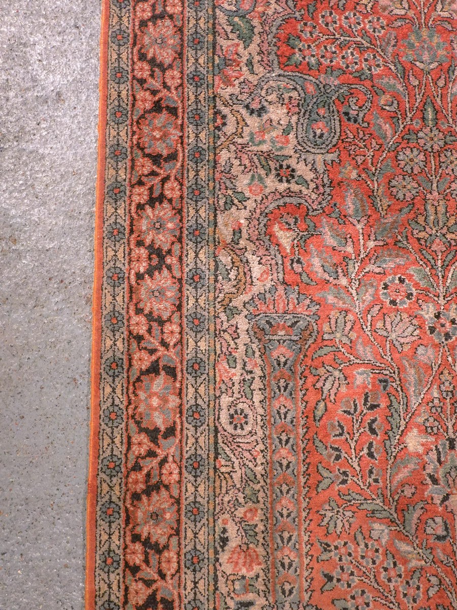 Kashmir-maton kuvioinnin yksityiskohta