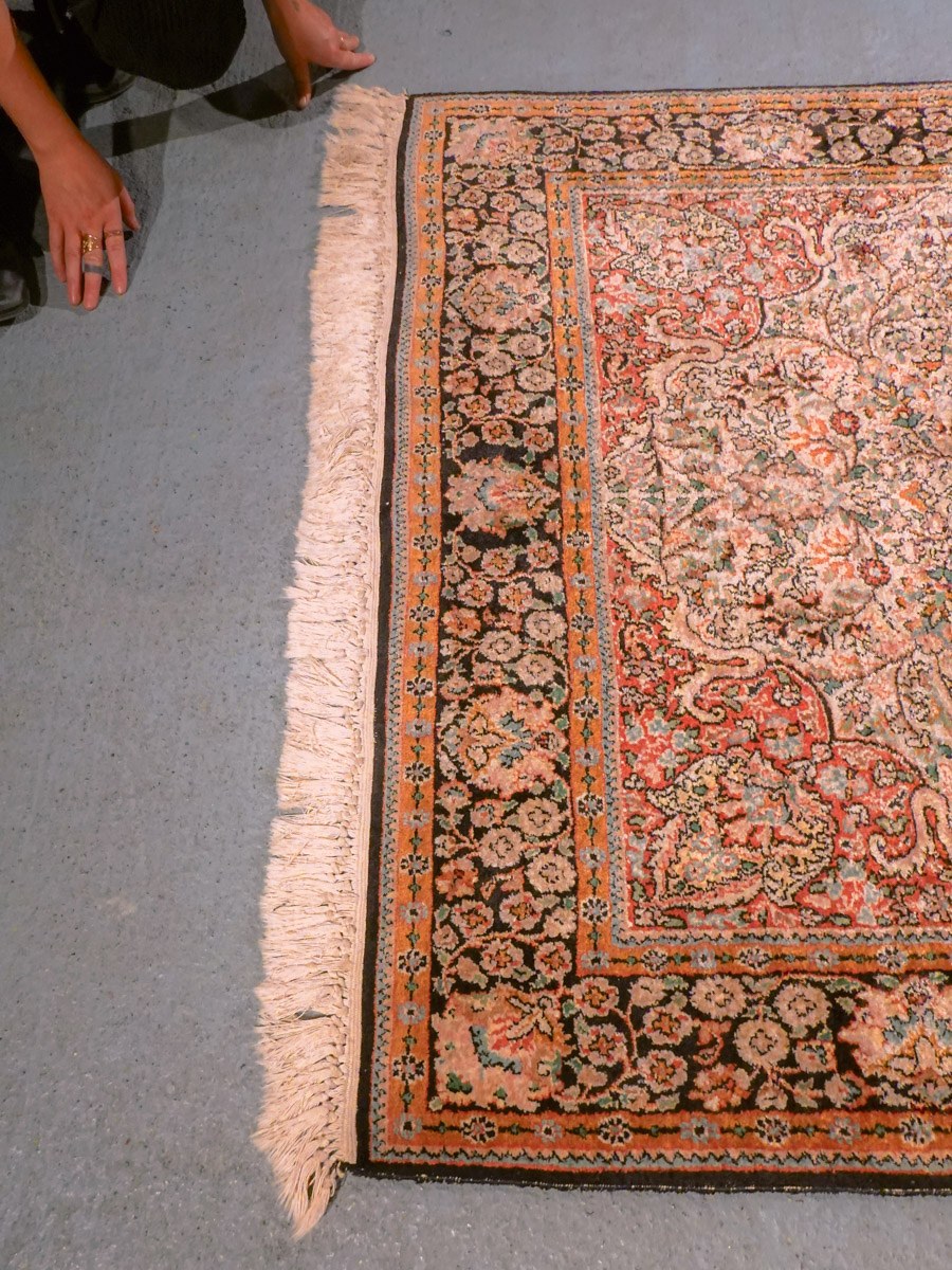 Kashmir-maton kuvioinnin yksityiskohta