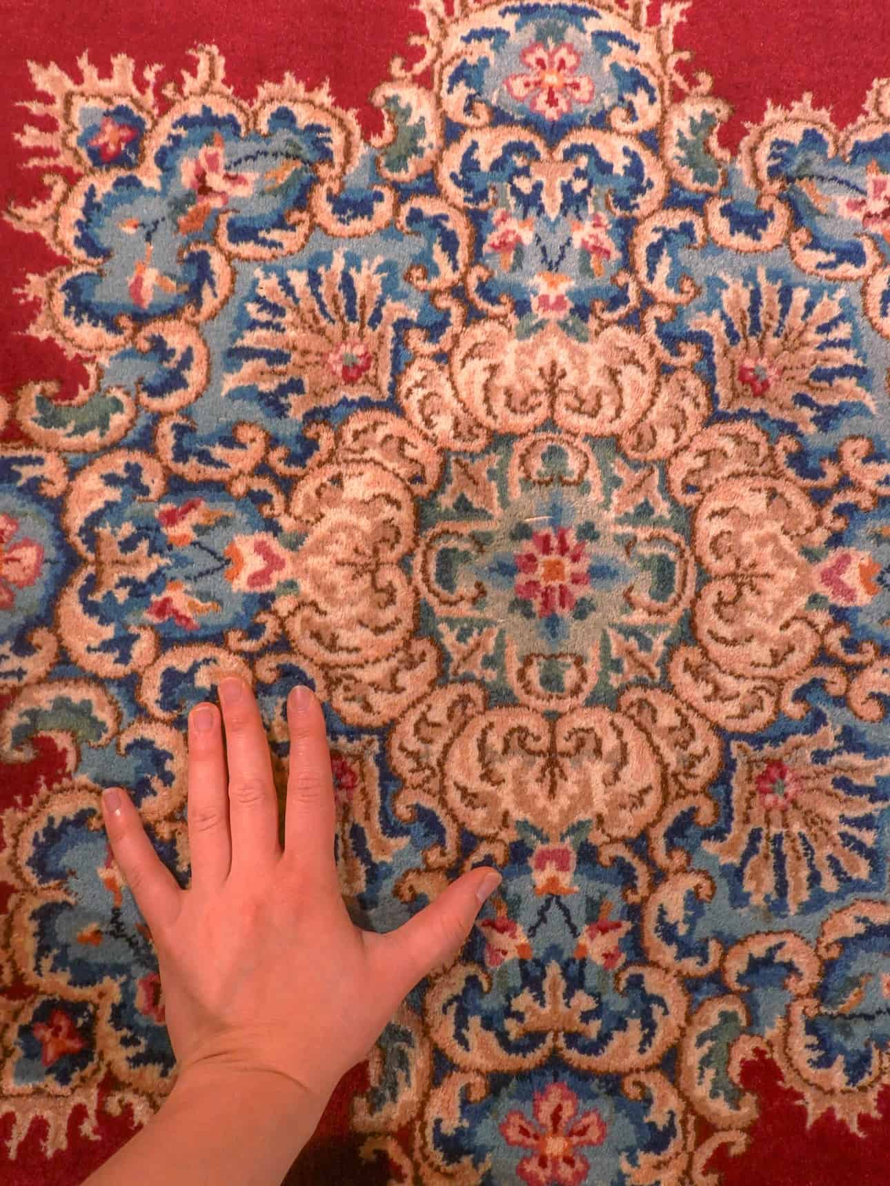 Kirman-maton reunan yksityiskohta