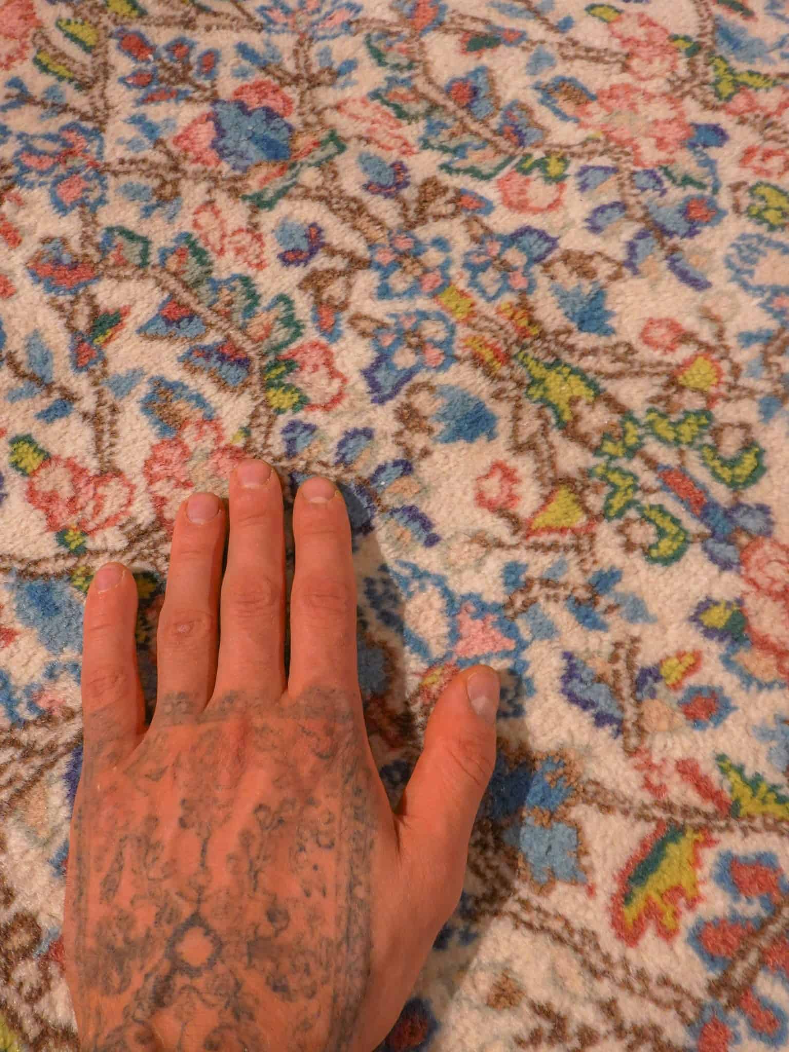 Kirman-maton reunan yksityiskohta