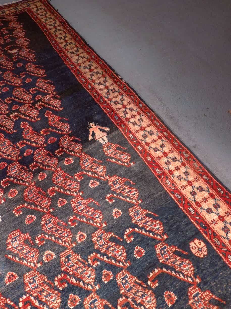 Muu käsinsolmittu Koliai-villamatto, 375 × 260 cm
