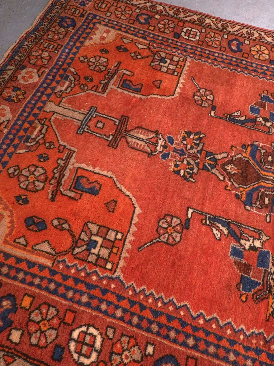 Malayer-maton reunan yksityiskohta
