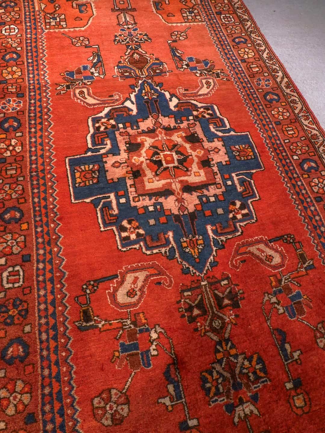 Malayer-maton kuvioinnin yksityiskohta