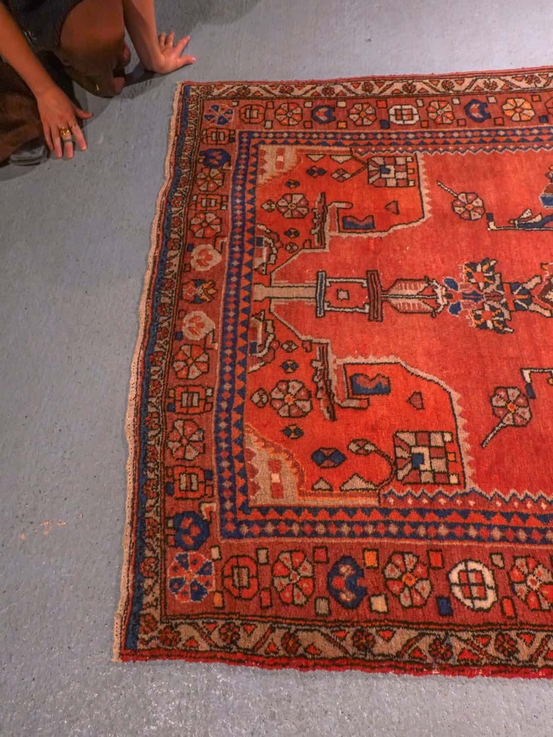 Malayer-maton reunan yksityiskohta