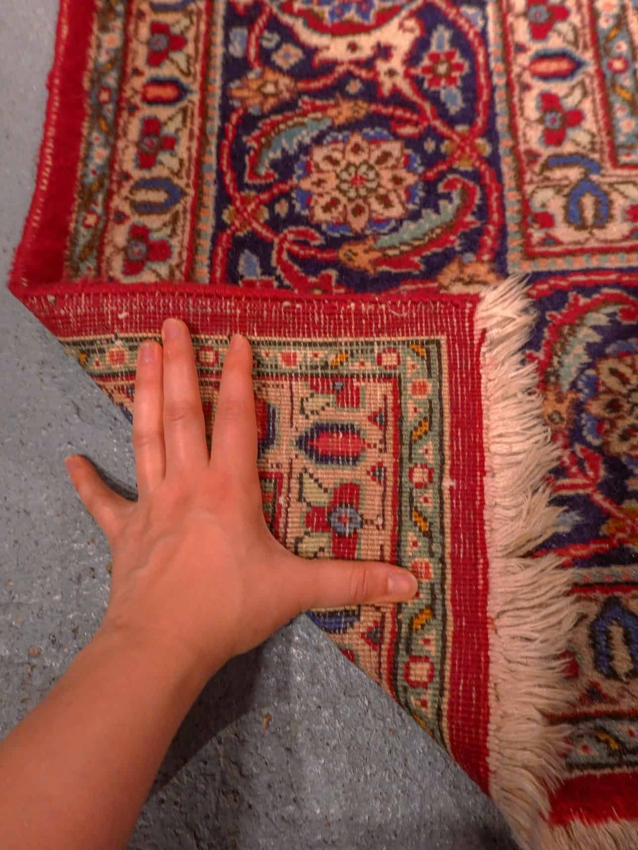 Tabriz-maton kuvioinnin yksityiskohta