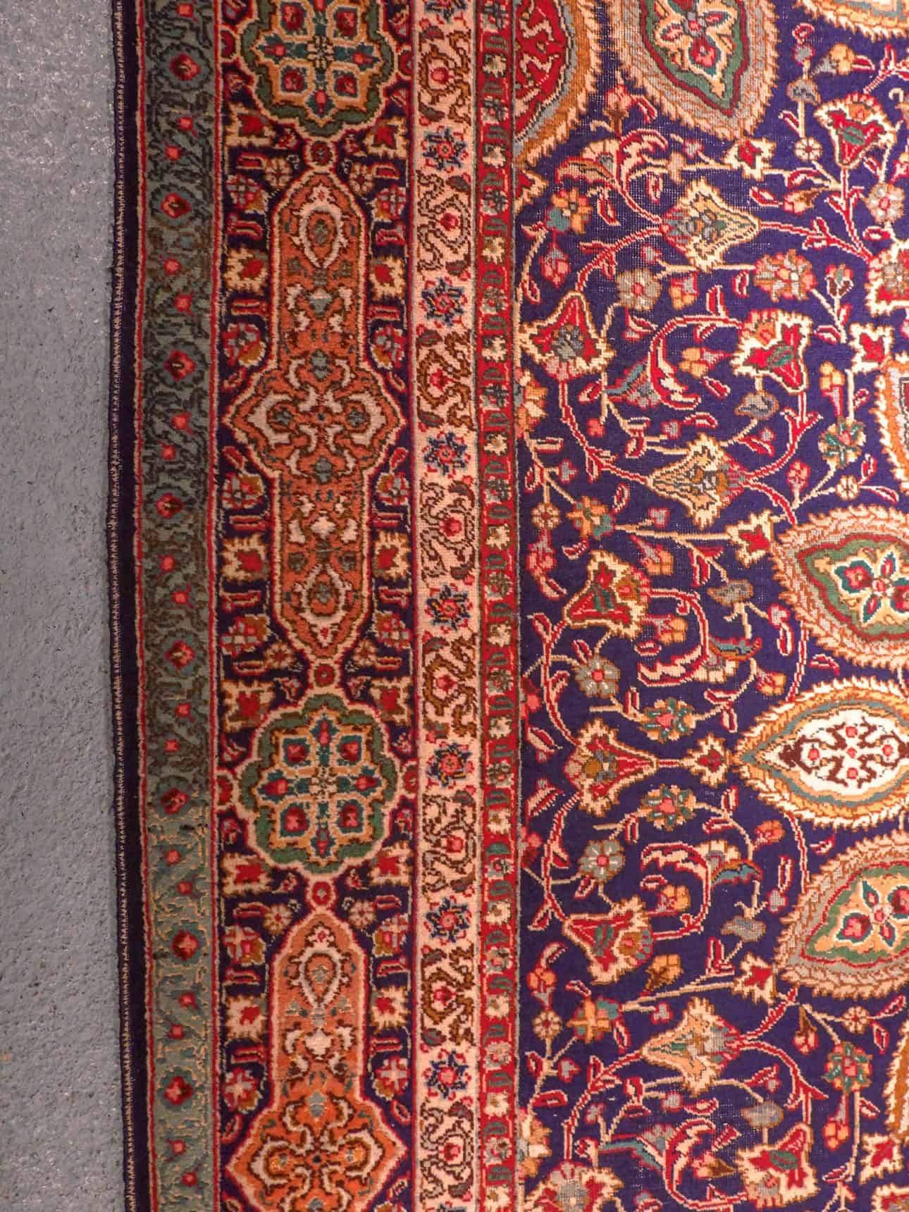 Tabriz-maton reunan yksityiskohta