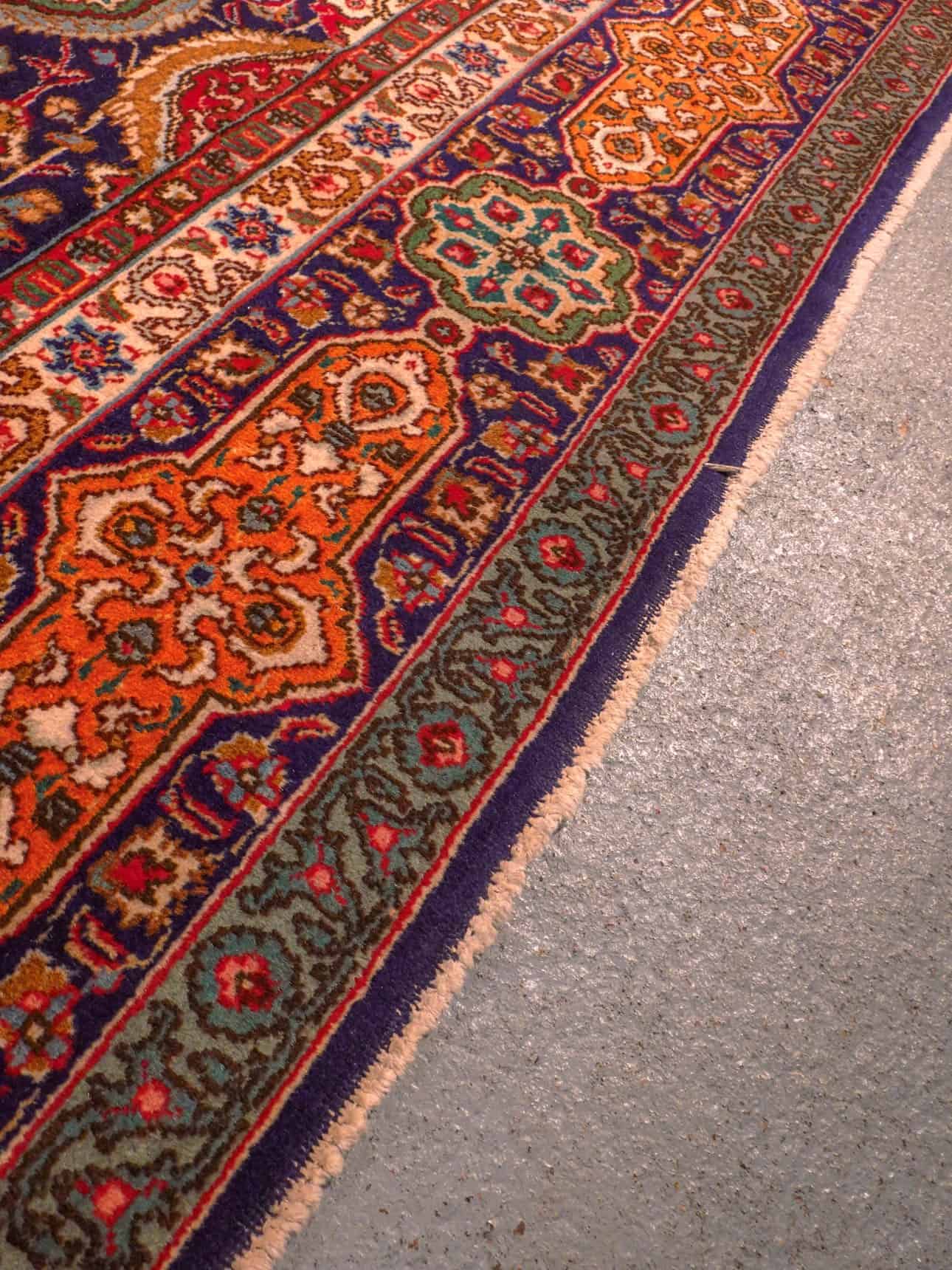 Tabriz-maton kuvioinnin yksityiskohta