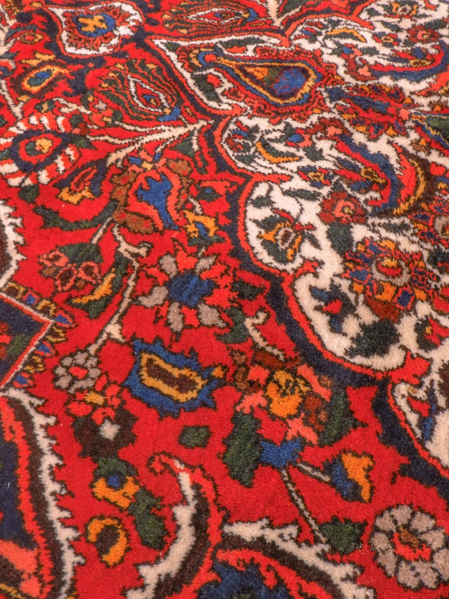 Bahtijaari-maton reunan yksityiskohta