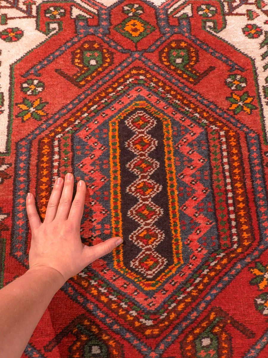 Hamadan-maton reunan yksityiskohta