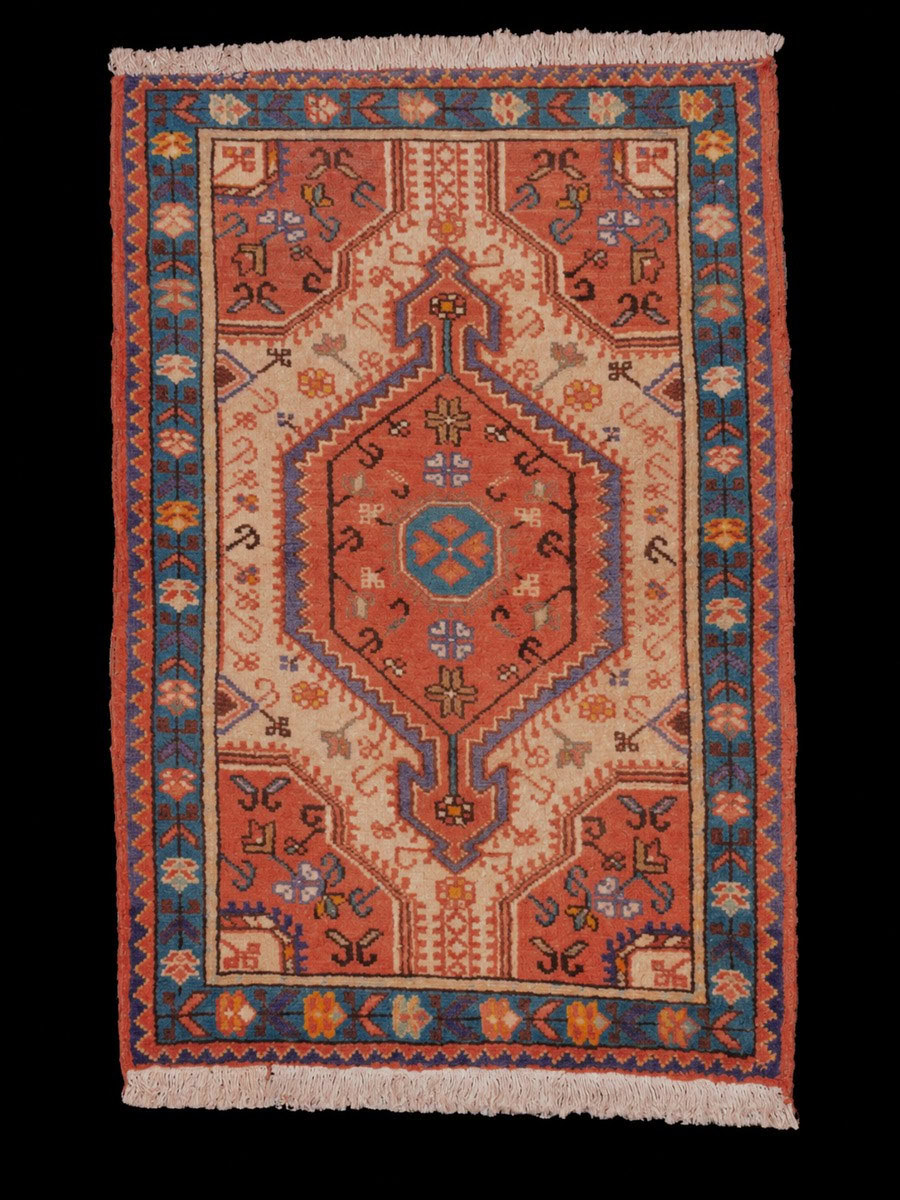 Muu käsinsolmittu Hamadan-villamatto, 96 × 70 cm