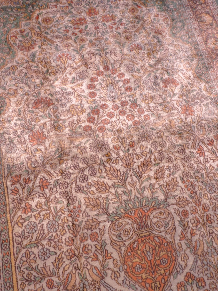 Kashmir-maton kuvioinnin yksityiskohta