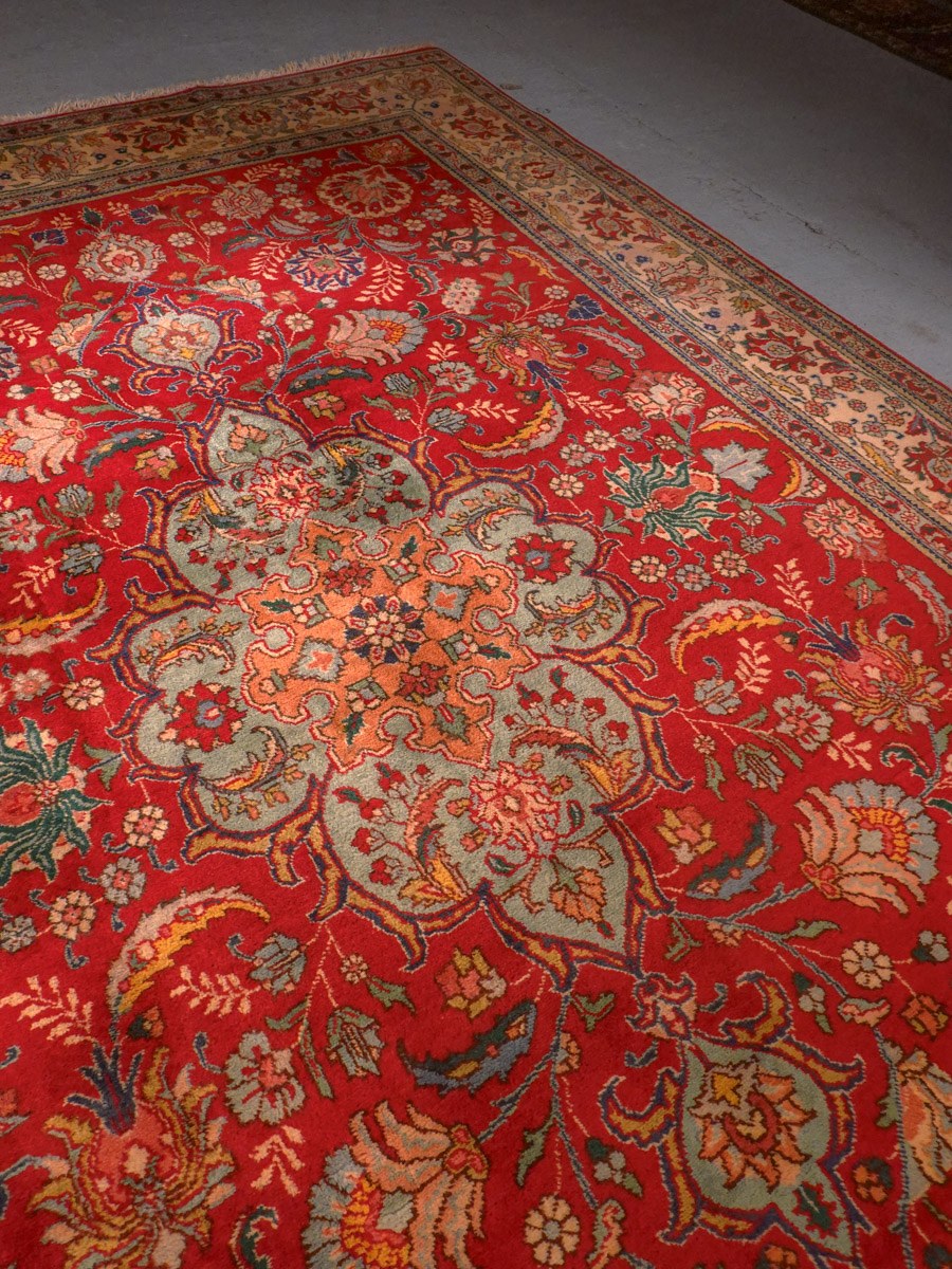 Tabriz-maton kuvioinnin yksityiskohta