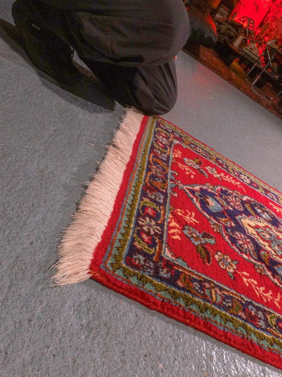 Tabriz-maton reunan yksityiskohta