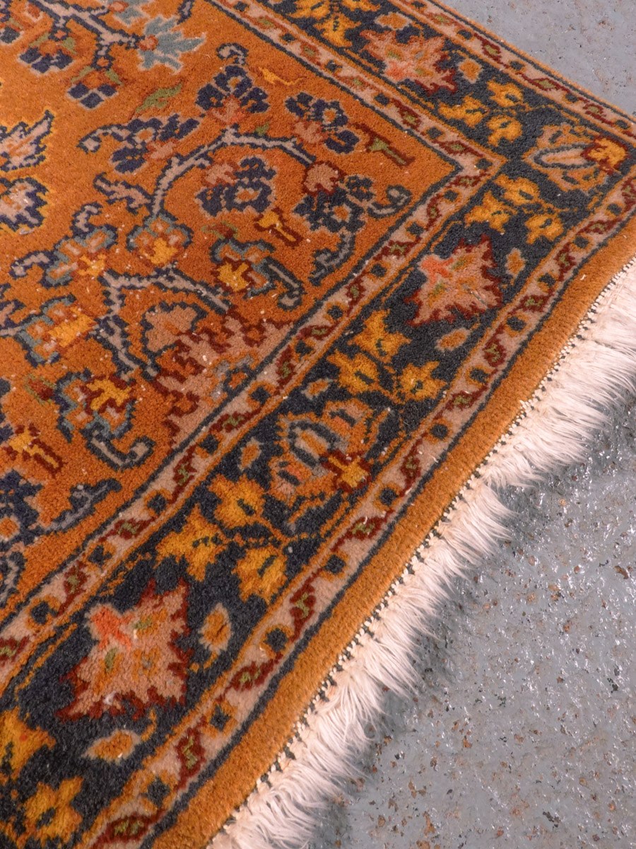 Maanläheinen käsinsolmittu Tabriz-villamatto, 74 × 51 cm